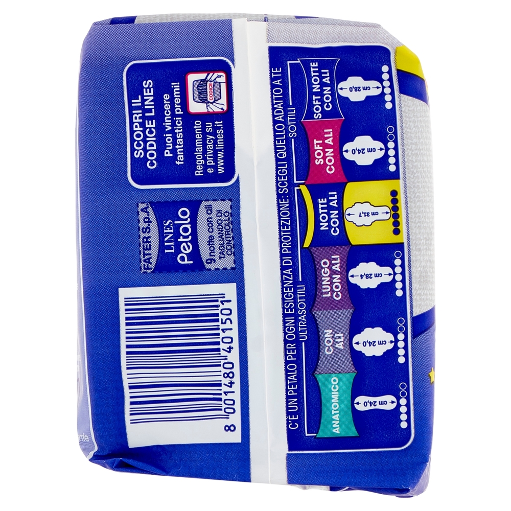 Lines Petalo notte con ali 9 pz